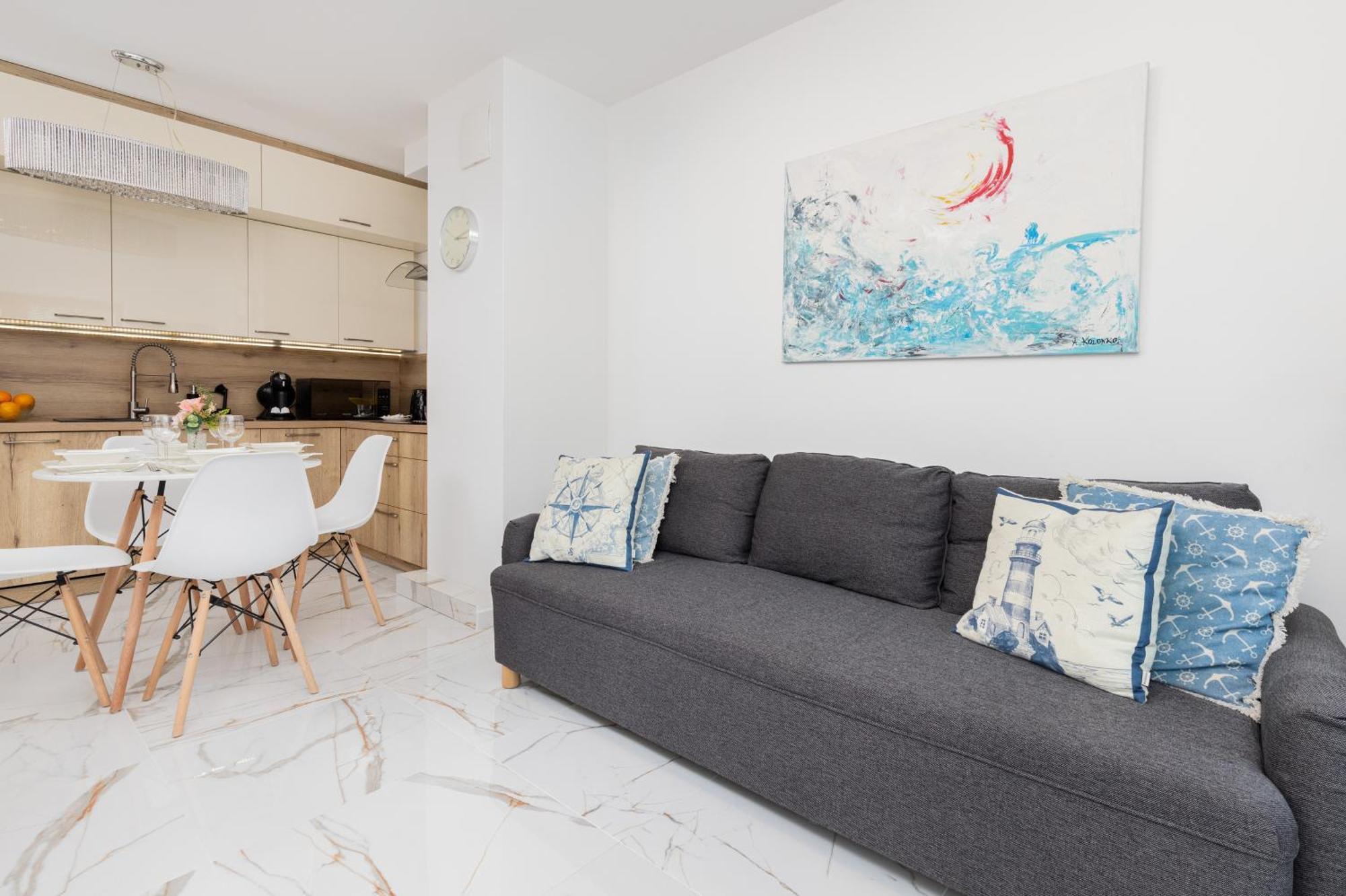 Batorego 7 Apartament With Terrace & Parking Downtown Gdynia By Renters Esterno foto